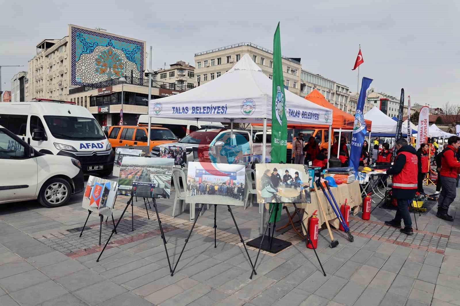 Depreme karşı bilinç Talas’tan meydana taşındı