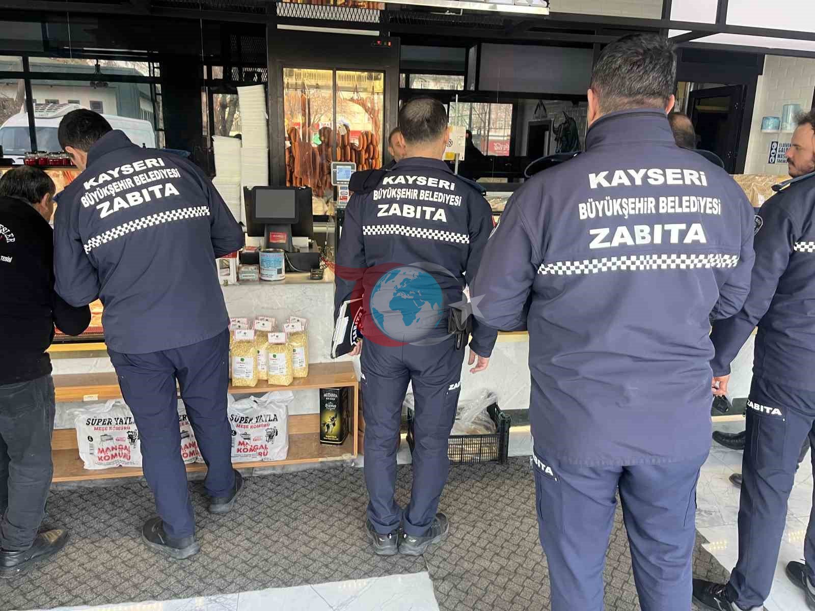 Ramazan Ayında Kayseri'de Kasaplara Zabıta Denetimi