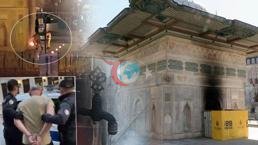 İstanbul'un simgelerinden biri: Gece yarısı ateşe verdi, görüntüler ortaya çıktı