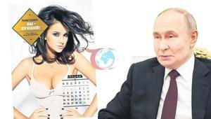 ‘Putin’in sarayında bir takvim güzeli’