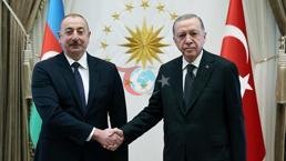 Cumhurbaşkanı Erdoğan, Azerbaycan Cumhurbaşkanı İlham Aliyev ile görüştü