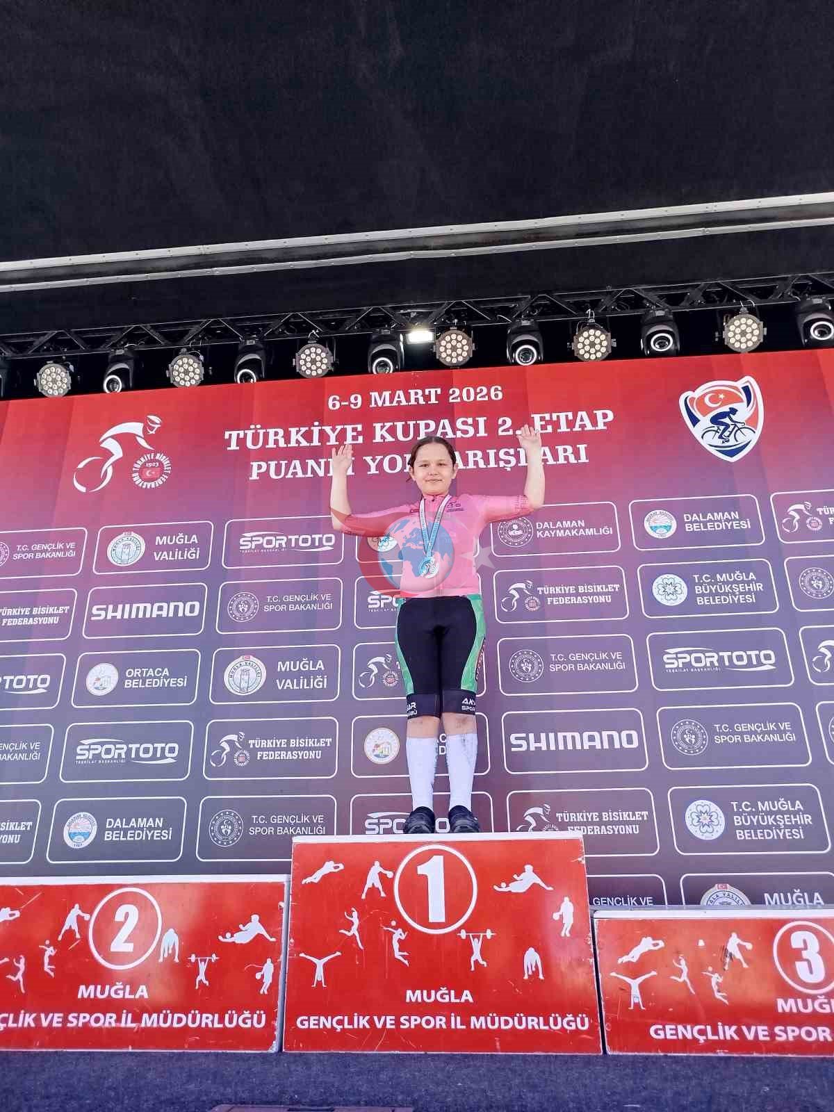 Akhisarlı minik pedallar Muğla’da kürsüye damga vurdu