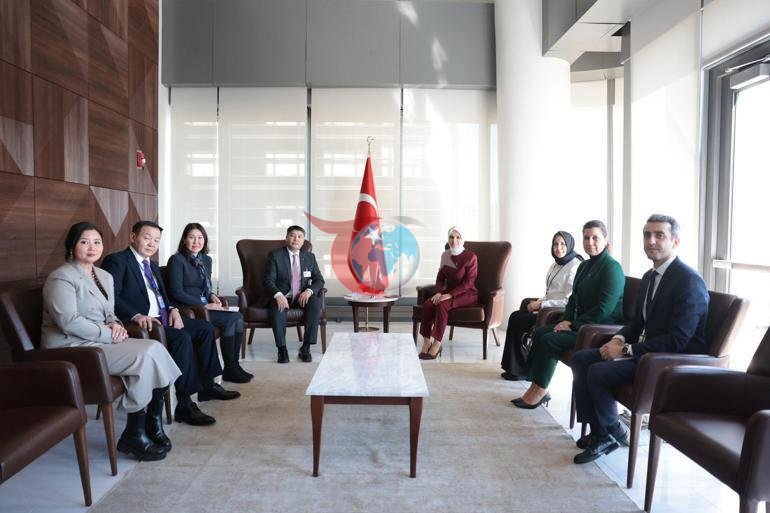 Bakan Göktaş, Moğolistanlı mevkidaşı Aubakır ile görüştü