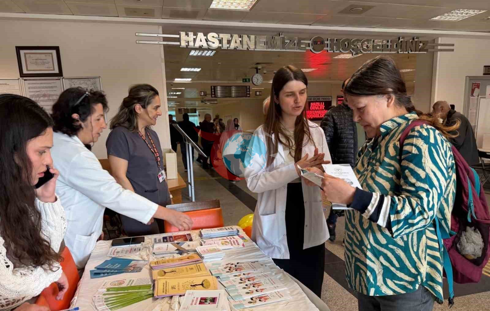 Nazilli Devlet Hastanesi’nde ’Ramazanda Sağlık’ bilgilendirme standı kuruldu