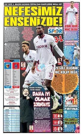 Trabzonspor deplasmanda kazandı, zirve takibini sürdürdü