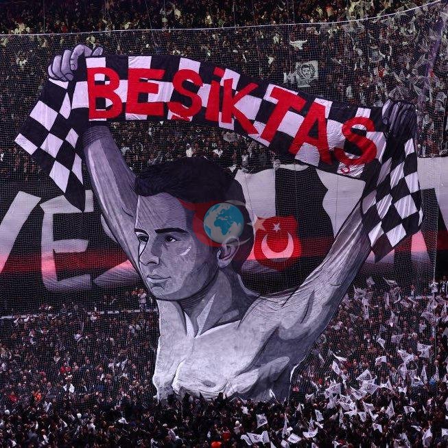 Beşiktaş'ın Galatasaray derbisinde yaptığı koreografi