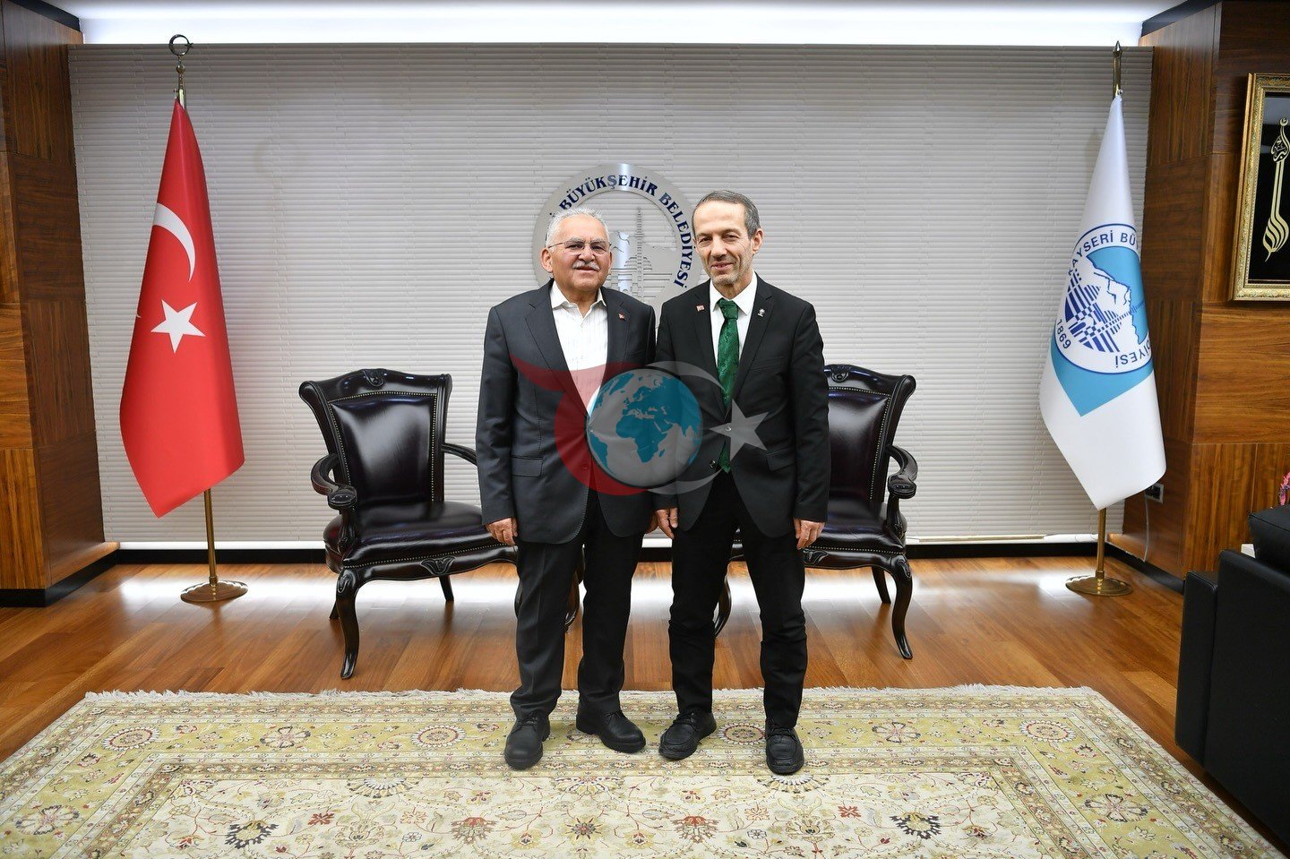 Büyükkılıç, Wushu Kung Fu Federasyonu Başkanı Akyüz ve heyetini ağırladı