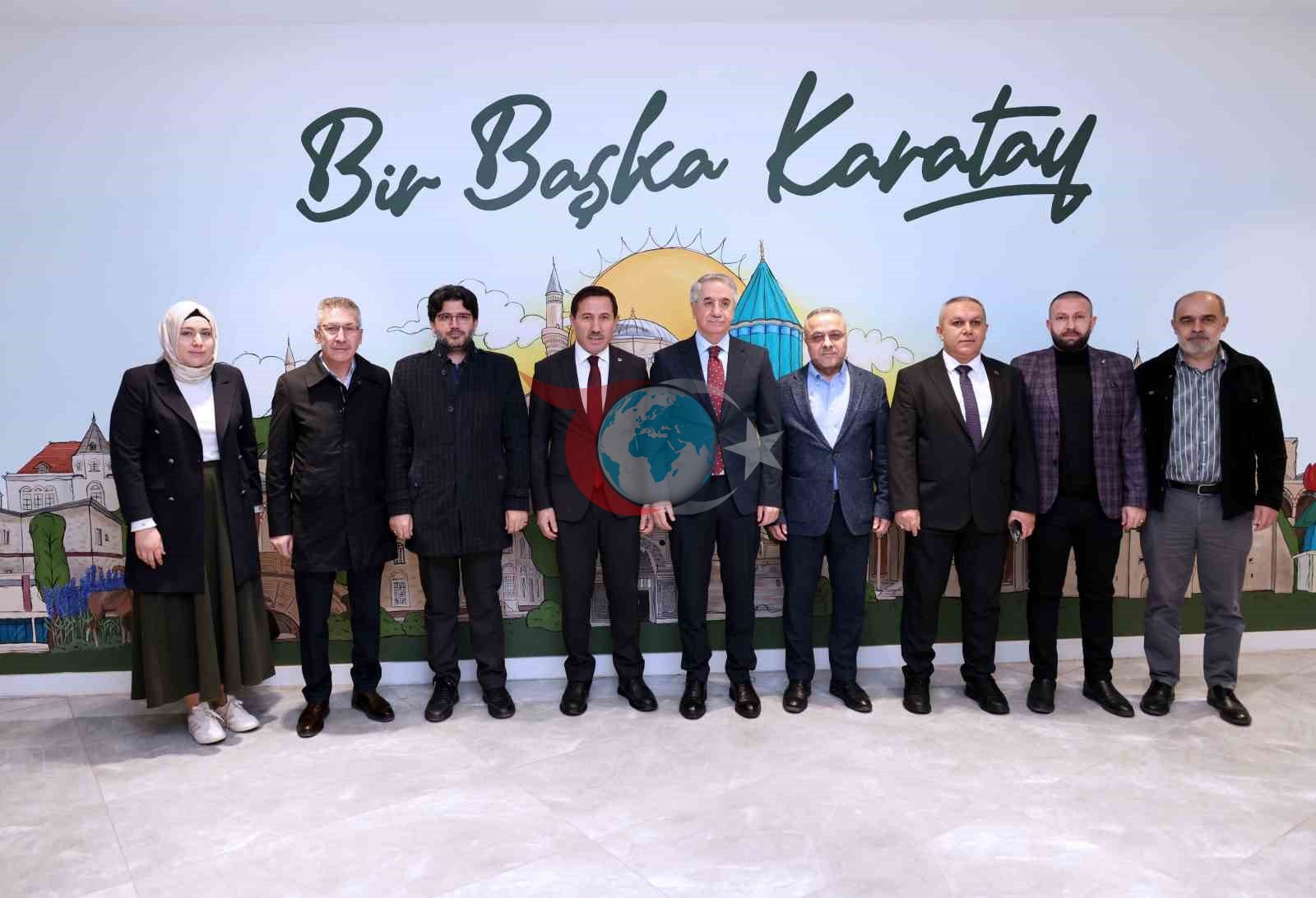 AK Parti heyeti Karatay&rsquo;da yatırımları inceledi