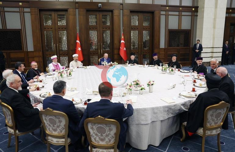 Cumhurbaşkanı Erdoğan, dini azınlık temsilcileriyle iftarda bir araya geldi