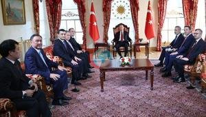 Cumhurbaşkanı Erdoğan, Türk Devletleri Teşkilatı heyetini kabul etti