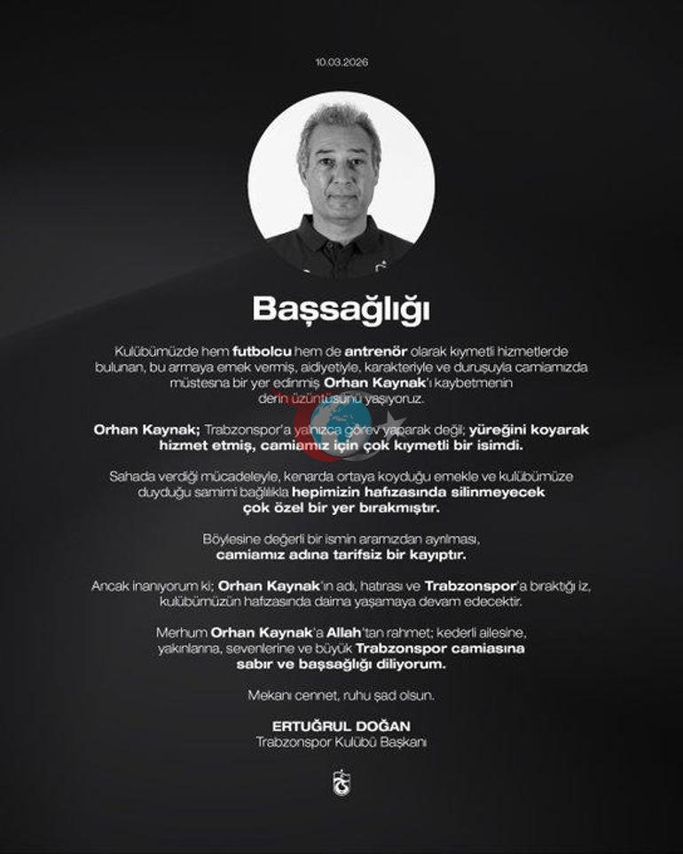 Trabzonsporu yasa boğan ölümün yankıları sürüyor