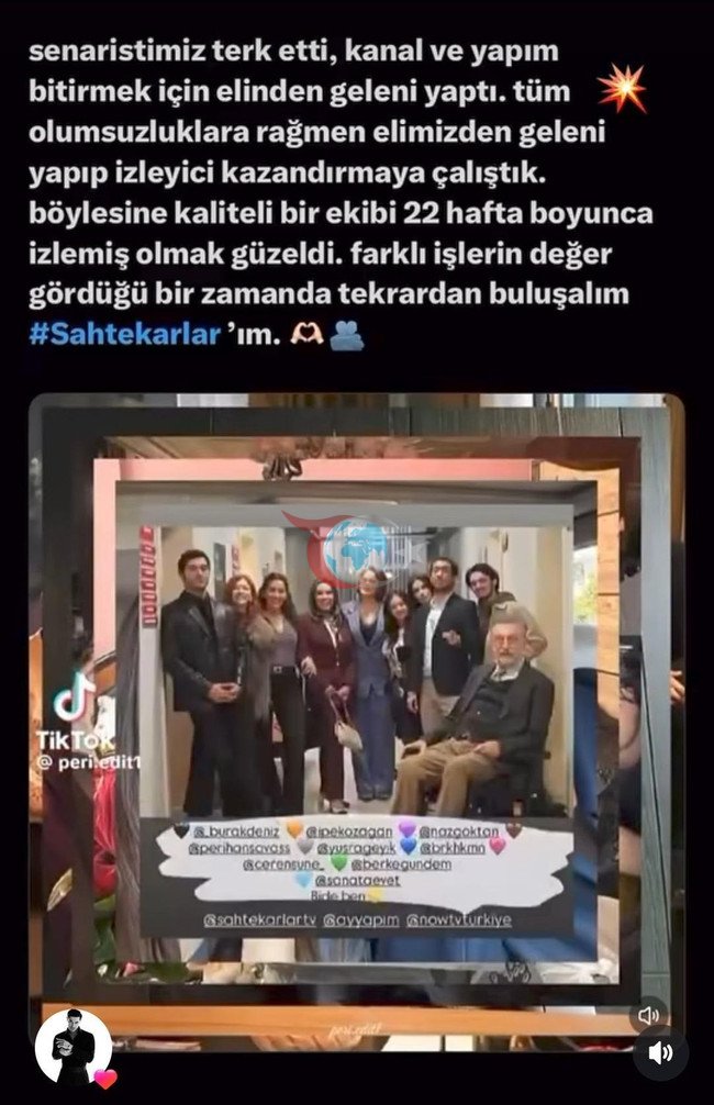 Usta oyuncu Tamer Levent'ten bomba gönderme! Burak Deniz detayı dikkat çekti - Resim : 2