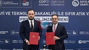 Sıfır Atık için imzalar atıldı Bakan Kacır: Türkiyenin yeşil dönüşümünün öncü çalışmalarını küresel sahneye taşıyacağız