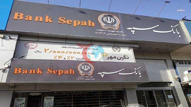 İran'da Banka Şubesi İsrail-ABD Füze Saldırısına Maruz Kaldı