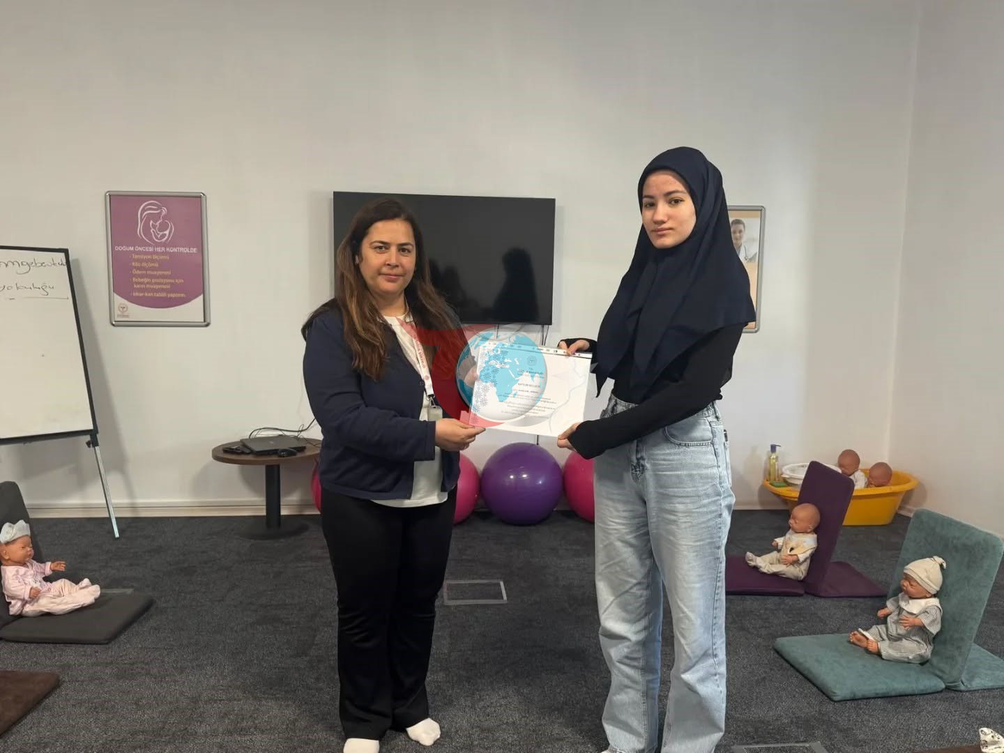 Nazilli’de anne adaylarına ’Gebe Okulu’ desteği