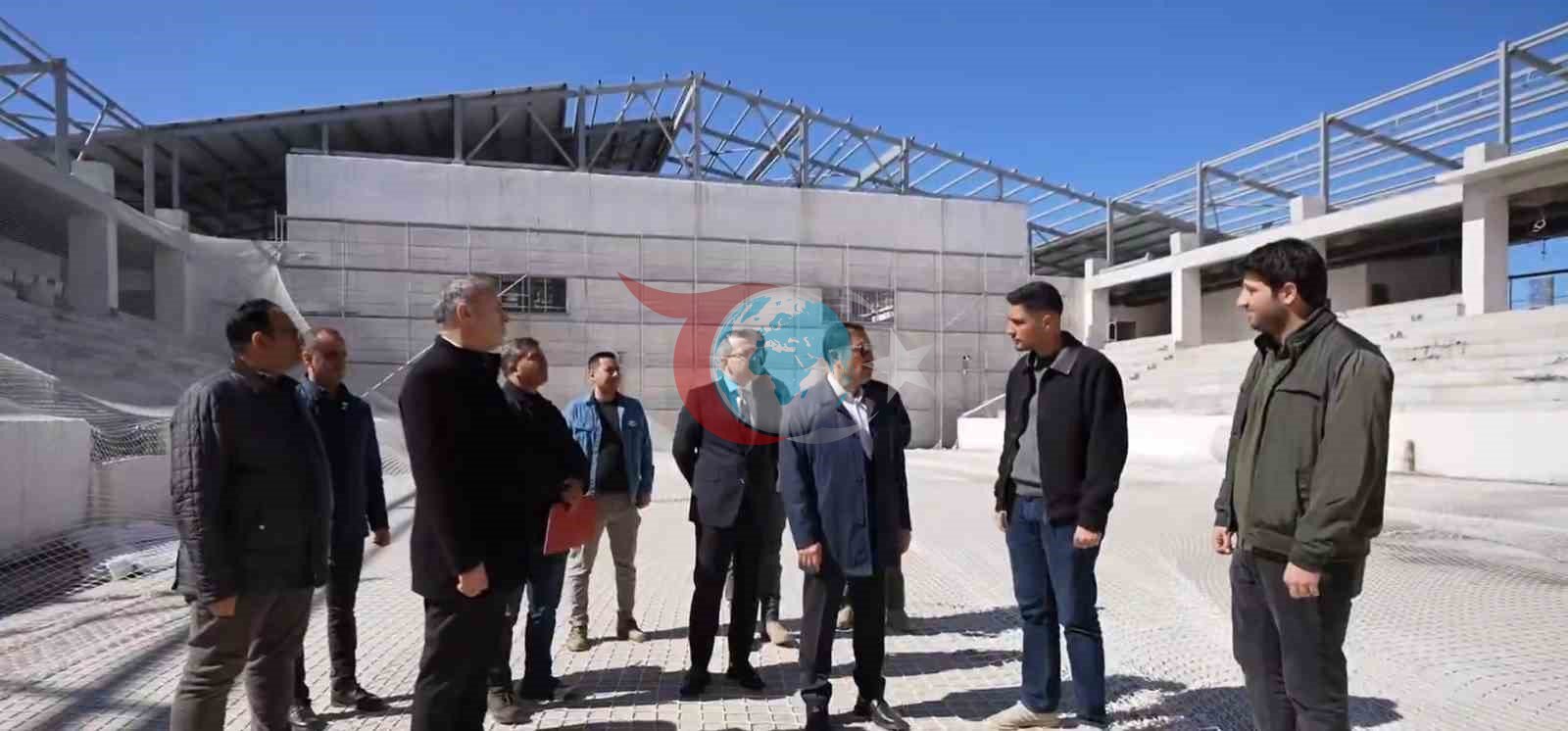 Alazı Mahallesi’nde 1500 kişilik Spor Tesisinde çalışmalar sürüyor