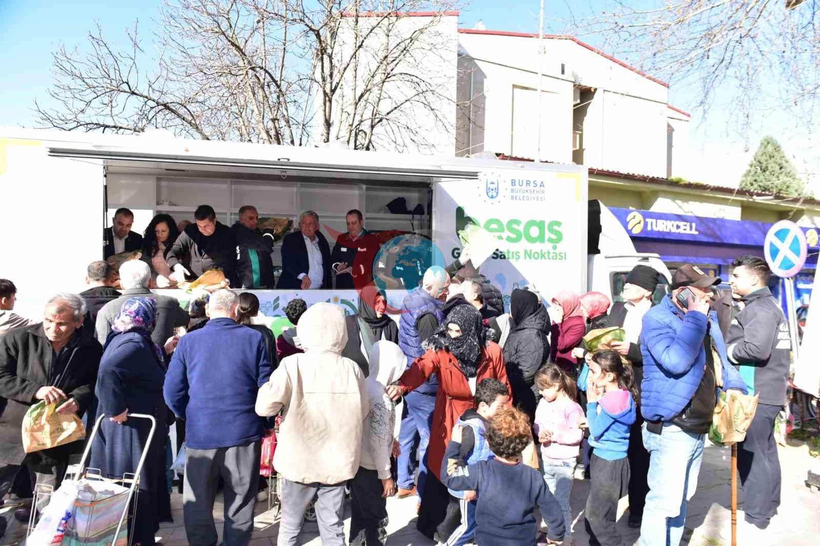 Yenişehir’de bugün pideler Büyükşehir’den