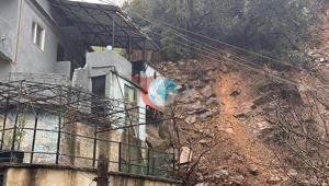 Zonguldakta heyelan nedeniyle 3 ev etkilendi