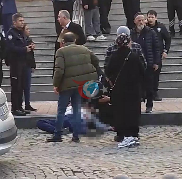 Adliye önünde cinsel istismar cinayeti Boşandığı kocasının arkadaşını kalbinden bıçakladı