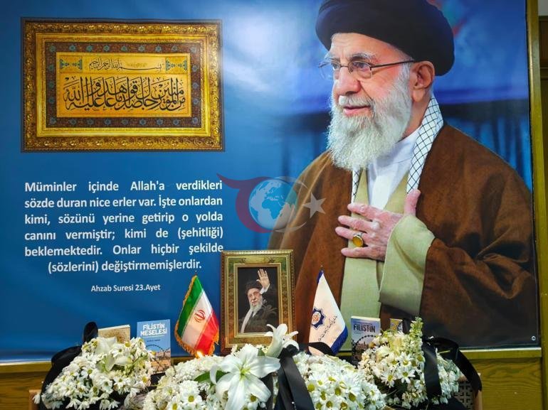 İran Büyükelçiliği, Hamaney için anma töreni düzenledi