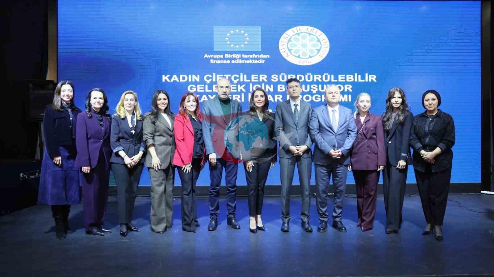 Kayseri&rsquo; de kadın çiftçiler sürdürülebilir gelecek için buluştu