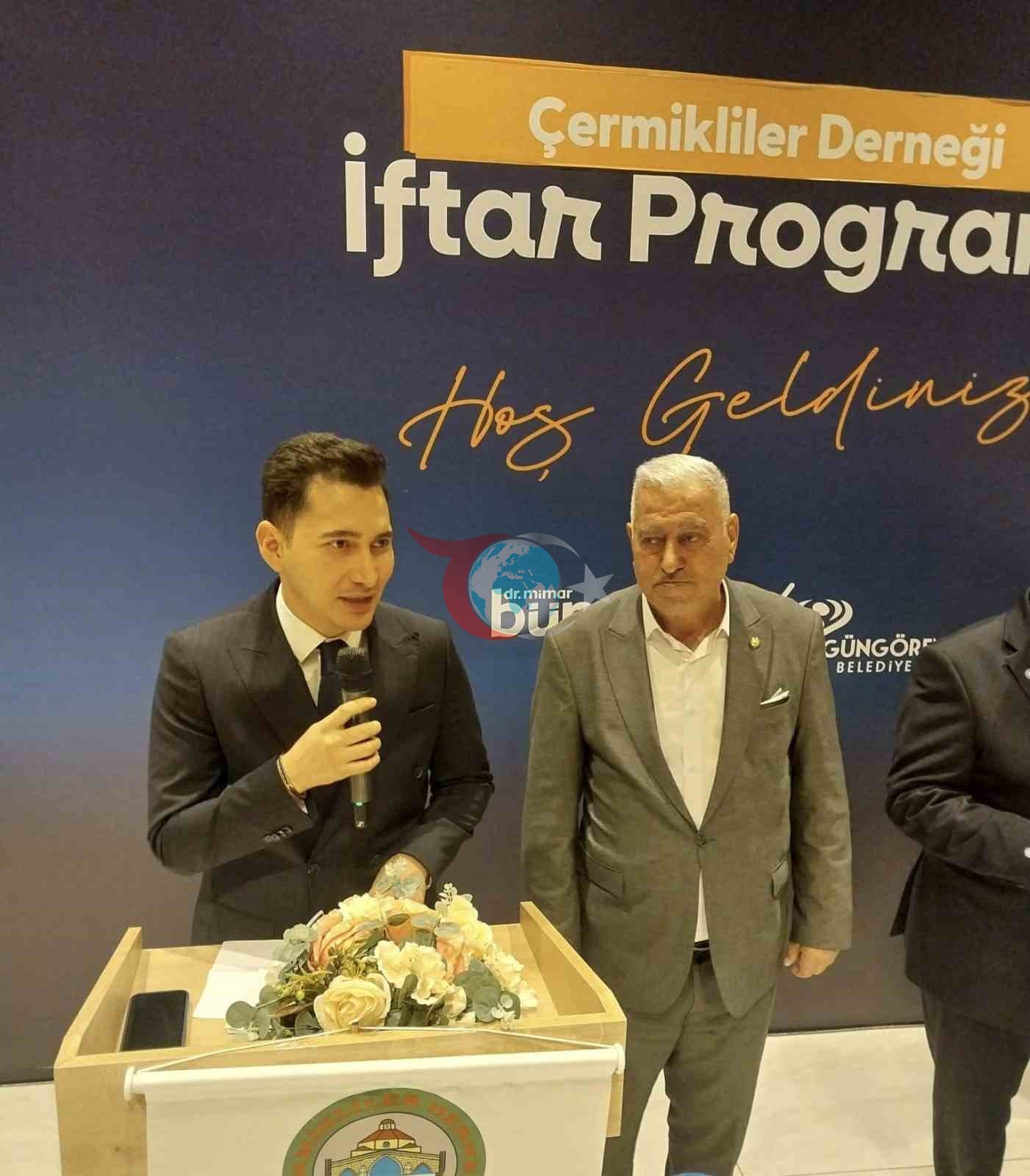İstanbul&rsquo;da yaşayan Çermikliler iftar yemeğinde buluştu