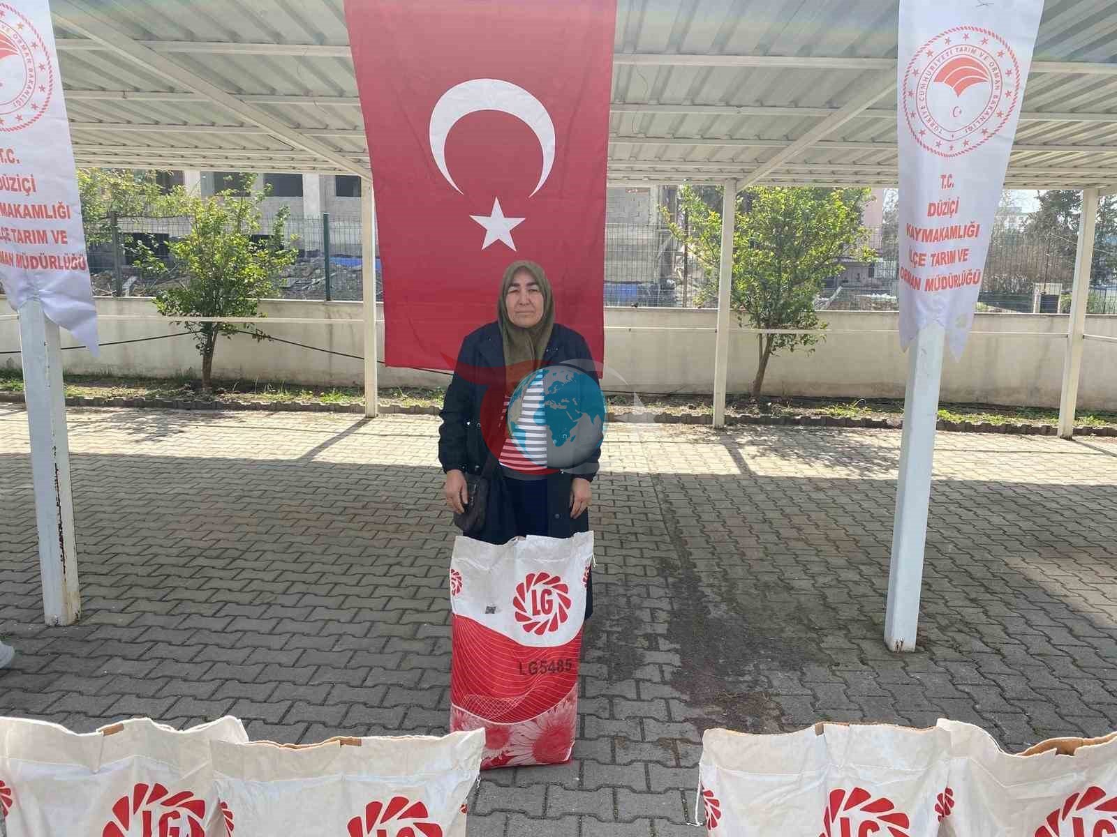 Osmaniye&rsquo;de çiftçiye ayçiçeği tohumu desteği
