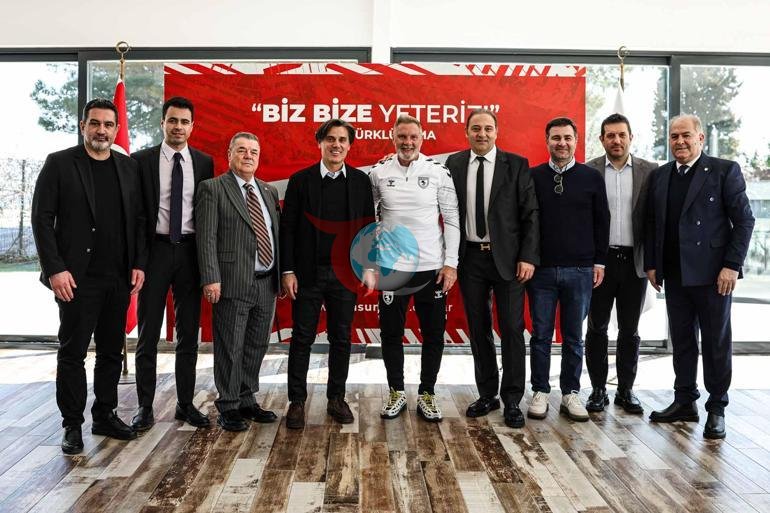A Milli Takım Teknik Direktörü Montella, Samsunspor’u ziyaret etti