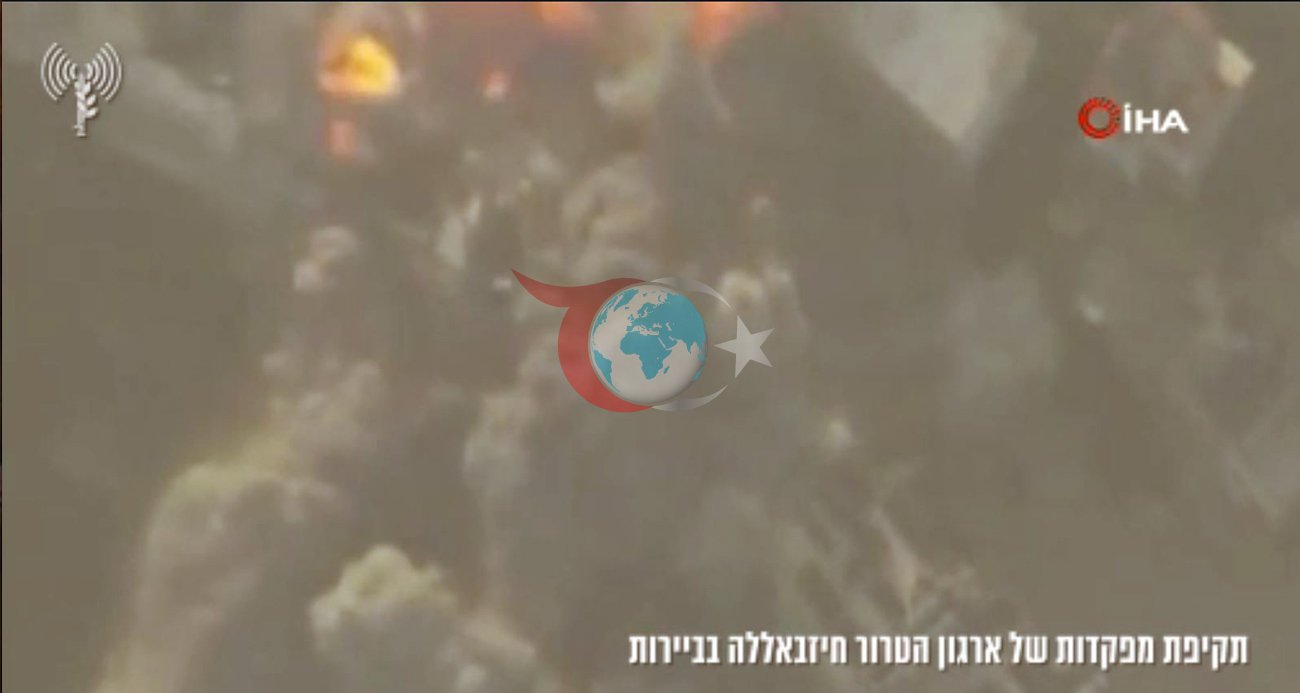 İsrail, Hizbullah Mevzilerine Yönelik Saldırıların Görüntülerini Yayınladı