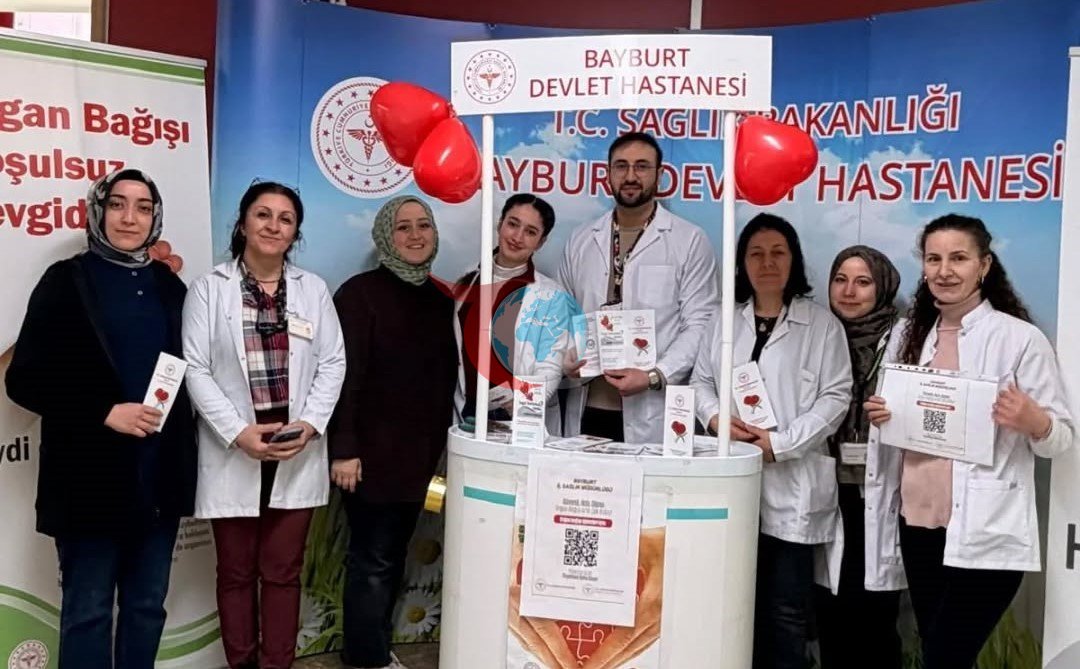 Bayburt’ta vatandaşlar organ bağışı konusunda bilgilendirildi