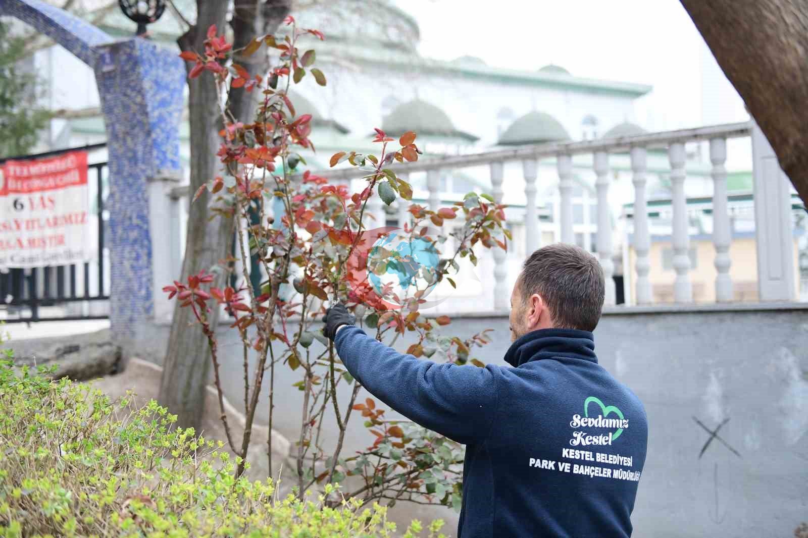 Kestel’de camiler Ramazan Bayramı’na hazırlanıyor