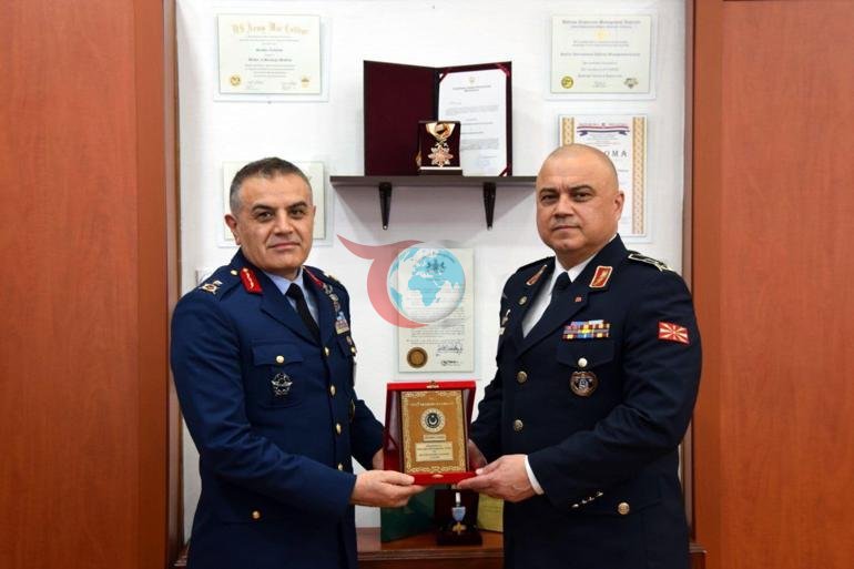 MSB Yönetim Hizmetleri Genel Müdür Yardımcısı Tuğgeneral Toper, Kuzey Makedonya’da