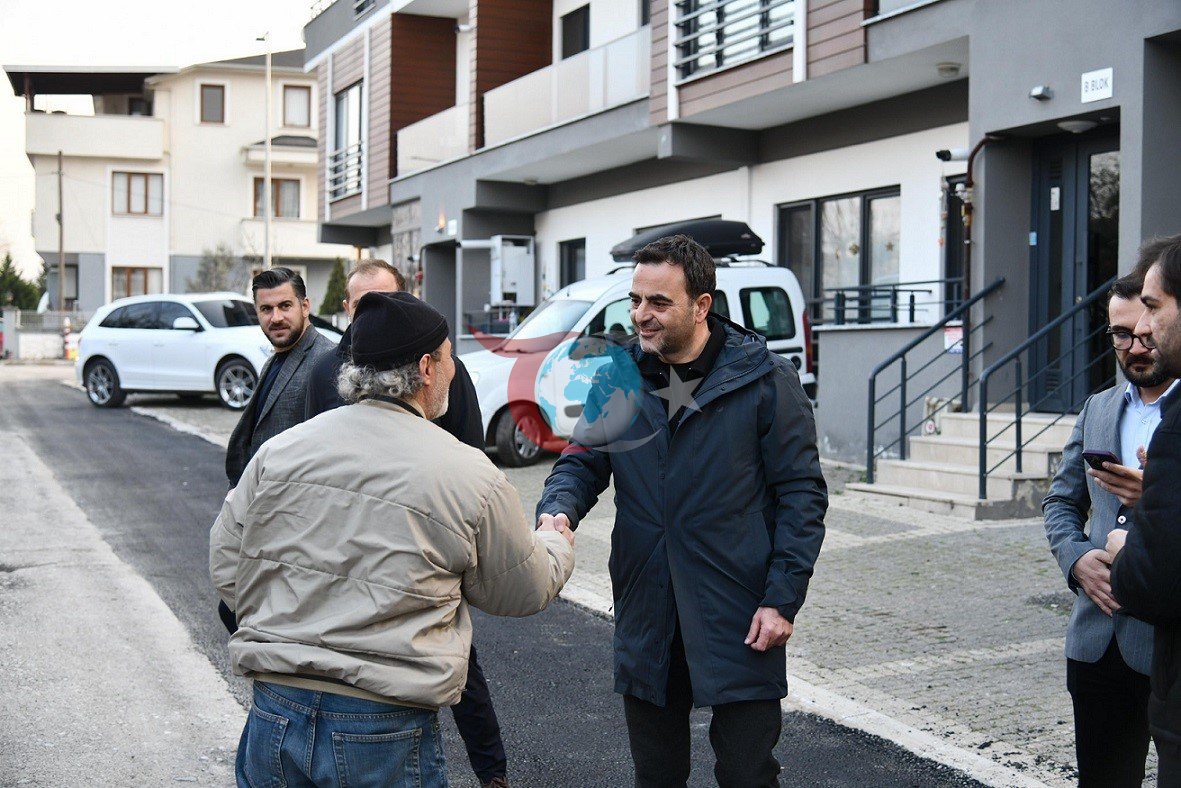 Başiskele&rsquo;de üstyapı çalışmaları sürüyor