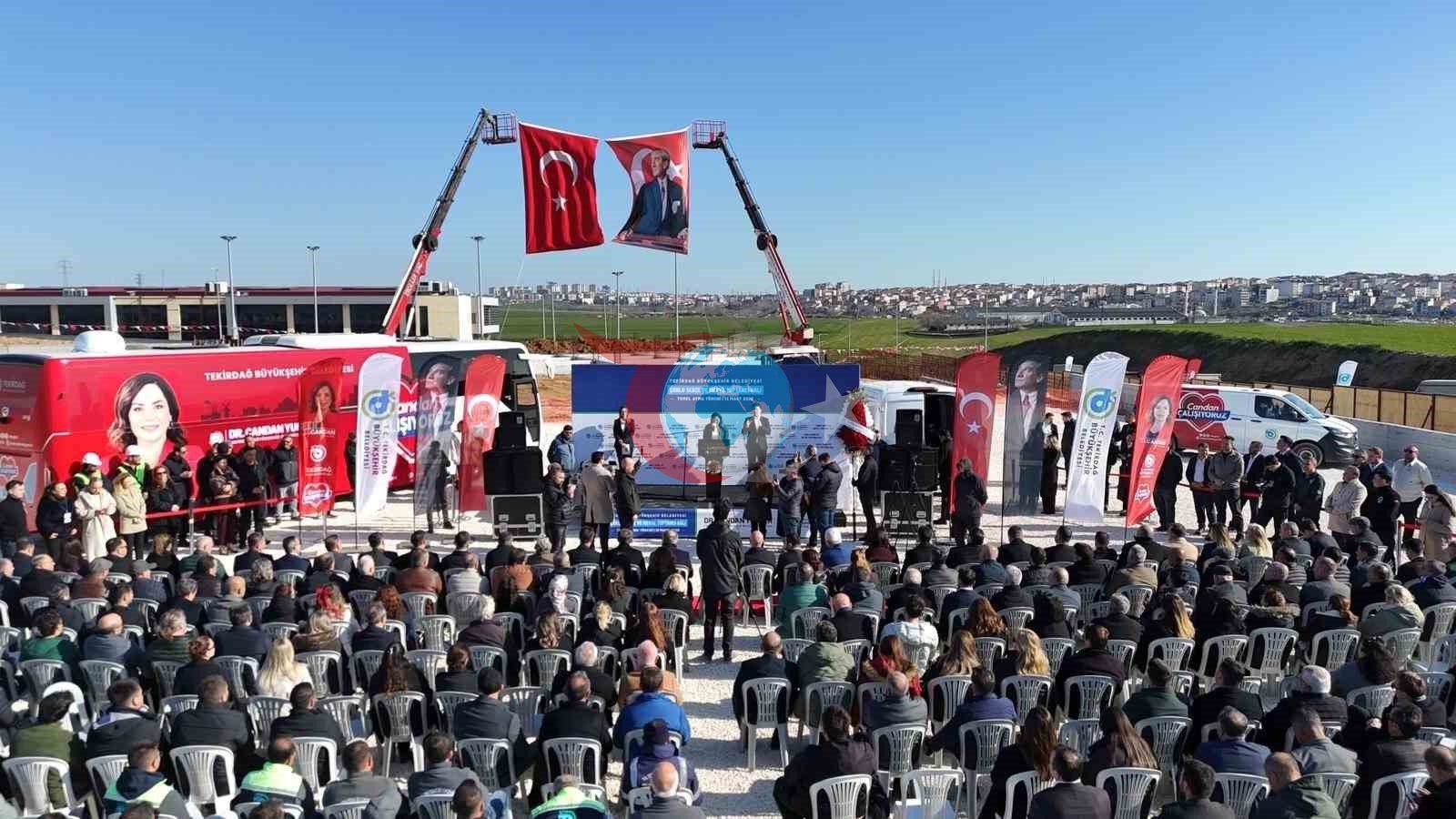 Çorlu Sebze Meyve Hali temeli atıldı