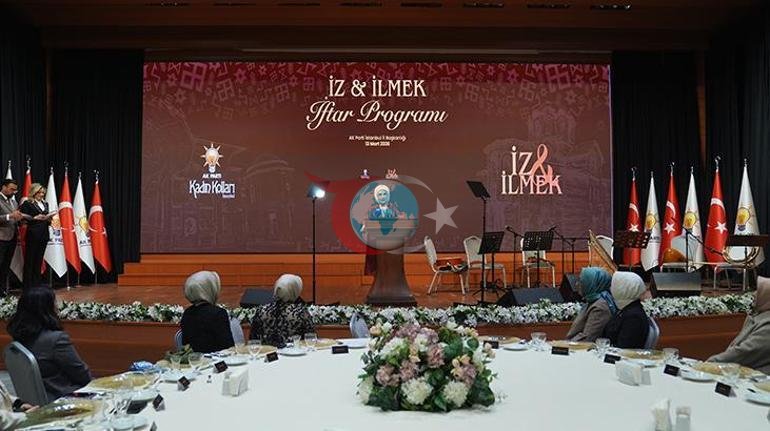Emine Erdoğan AK Parti İstanbul Kadın Kolları ile Vefa İftarı programına katıldı