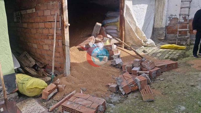 Buğday deposunda facia: Kardeşlerden biri göçükte kaldı, diğerinin parmakları koptu