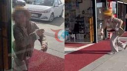 Yer: Kayseri! Fark ücretini ödemek istemeyen kadın eczaneye taşla saldırdı