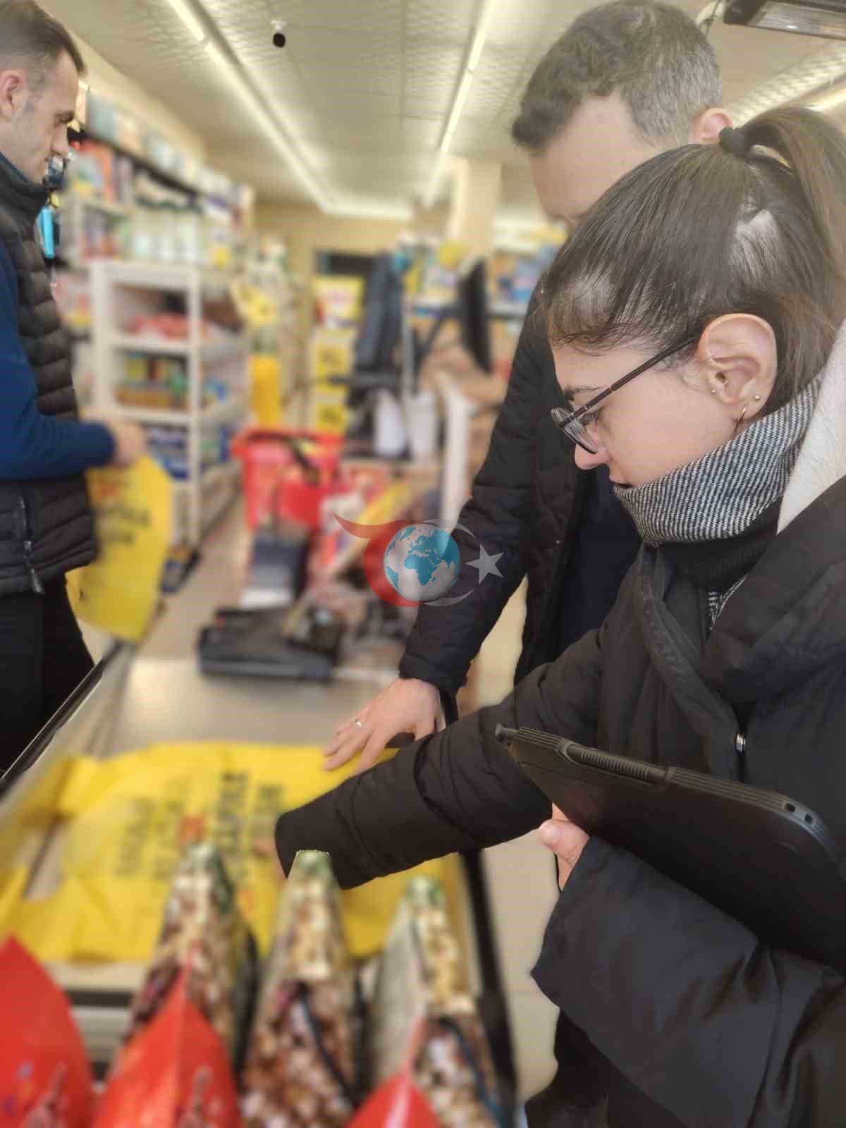 Bayburt&rsquo;ta plastik poşet ücretleri denetlendi