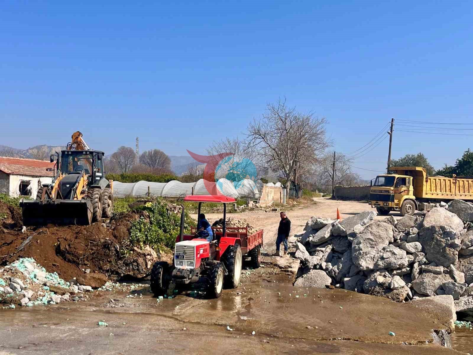 Malgaç Çayı’nda ulaşımı rahatlatan düzenleme
