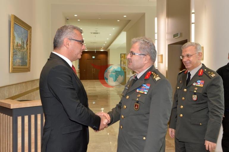 KKTC Cumhurbaşkanı Erhürman, Kara Kuvvetleri Komutanı Orgeneral Tokeli kabul etti