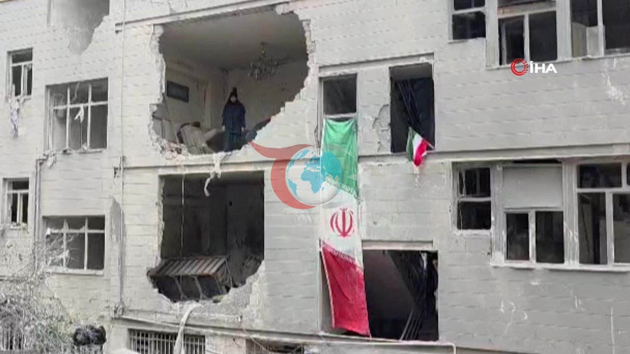 Tahran'da ABD ve İsrail Saldırılarının İzleri Ortaya Çıktı