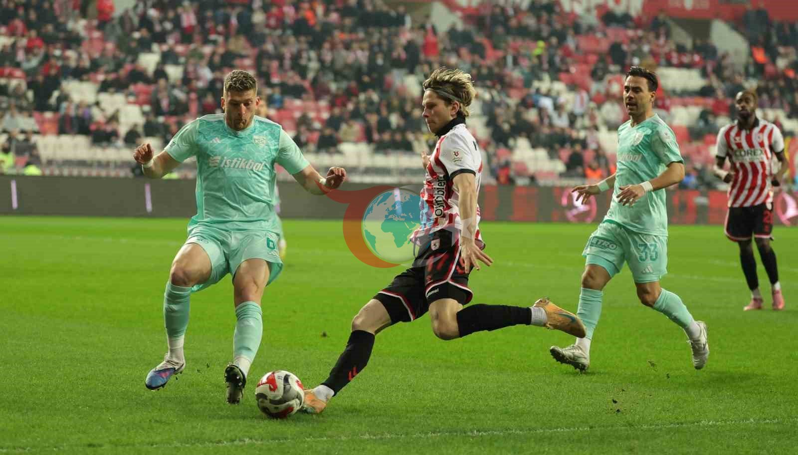 Trendyol Süper Lig: Samsunspor: 1 - Kayserispor: 0 (İlk yarı)