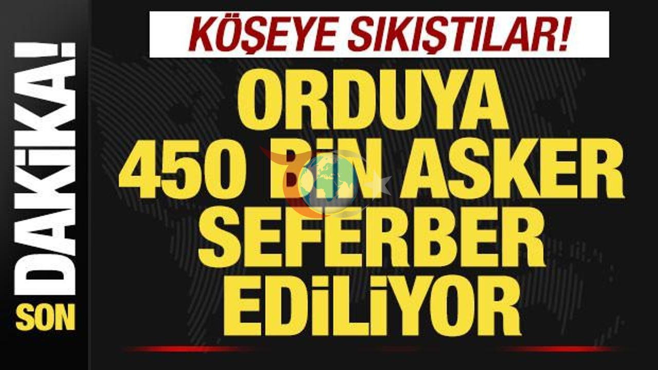 İsrail Savunmada! 450 Bin Asker İçin Seferberlik İstemi