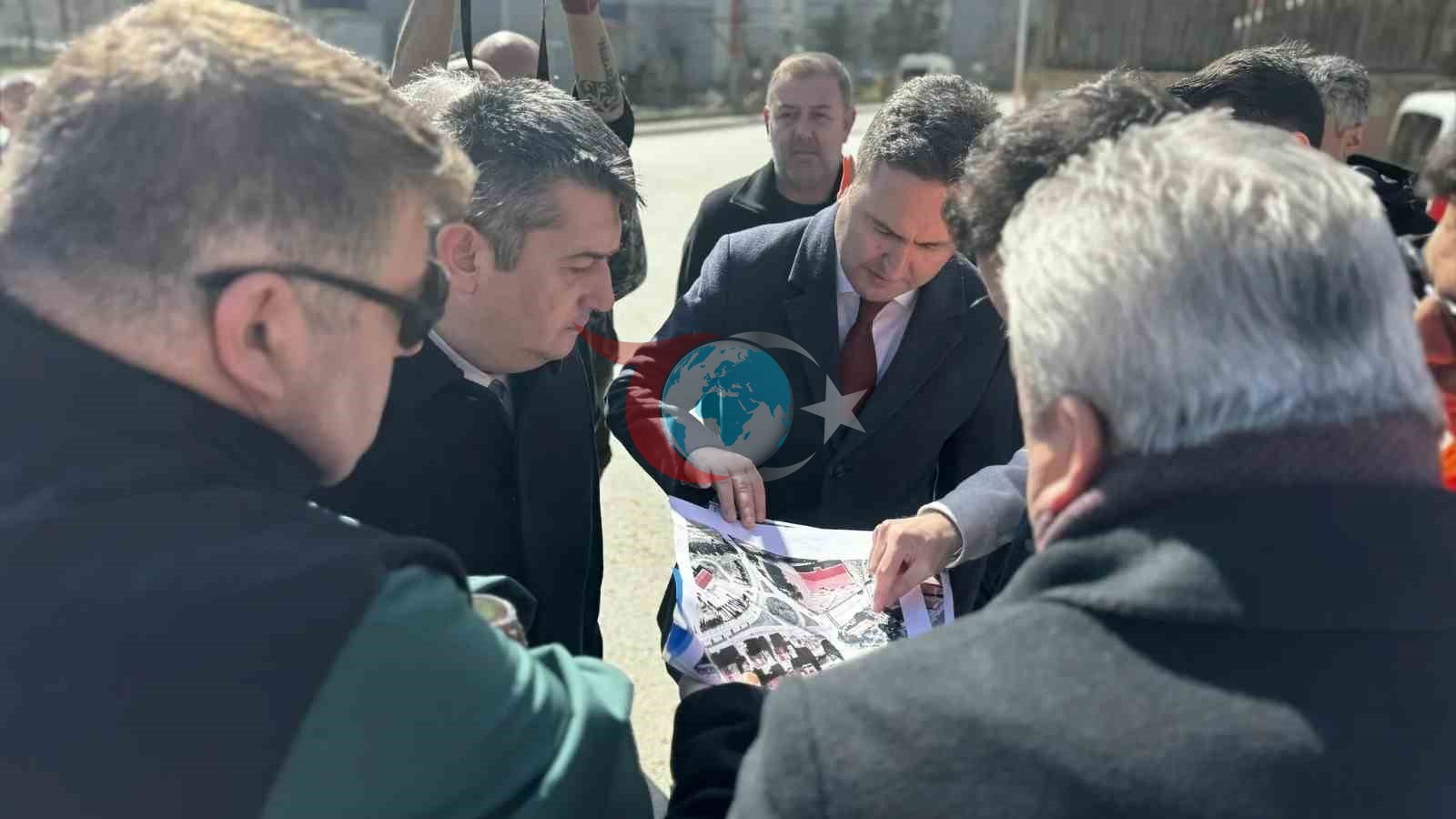 Ayancık’ta kavşak çalışmaları