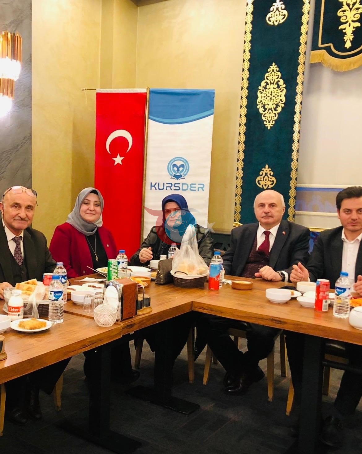 Erzurum eğitim camiası KURSDER iftarında buluştu
