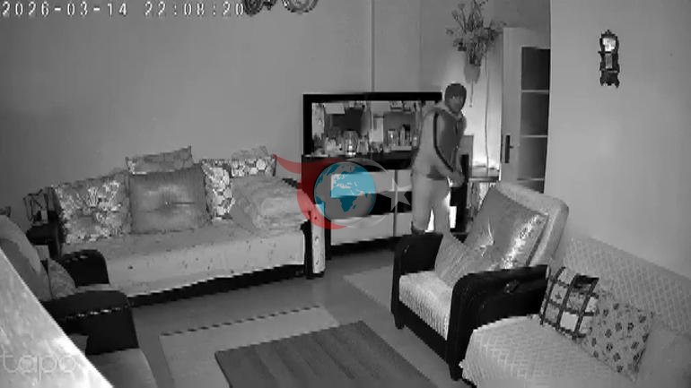Telefonuna gelen bildirim sayesinde öğrendi Evdeki hırsıza kameradan bağırdı: Çık oradan