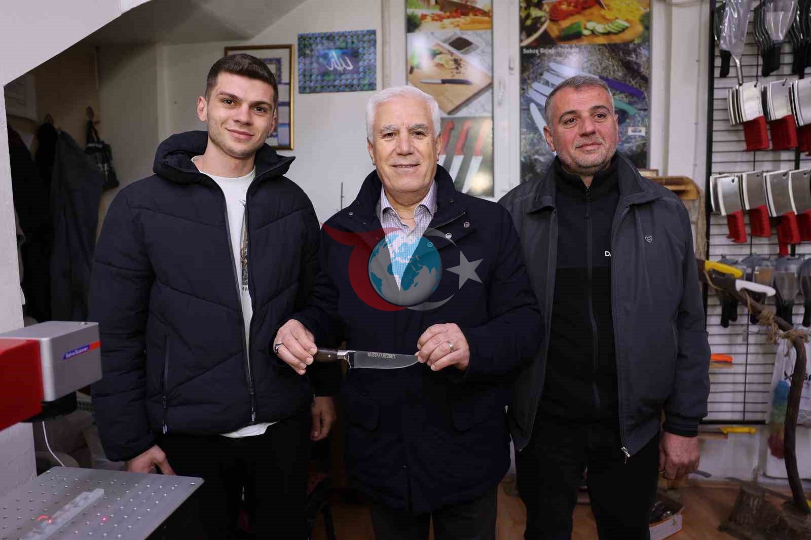Tahanlı Pide ve çaylar başkan Bozbey&rsquo;den
