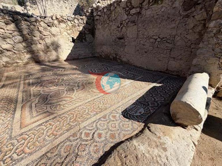 Kazı ekibi şaşkın: Antik kentte 1500 yıl önce yapılan mozaikten günümüze ulaşan mesaj