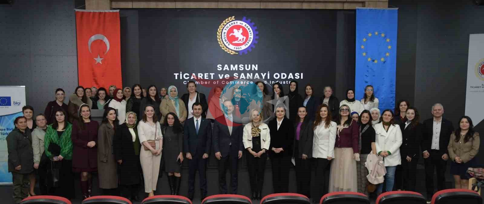 Samsunโda kadฤฑn รงiftรงilere sรผrdรผrรผlebilir tarฤฑm anlatฤฑldฤฑ