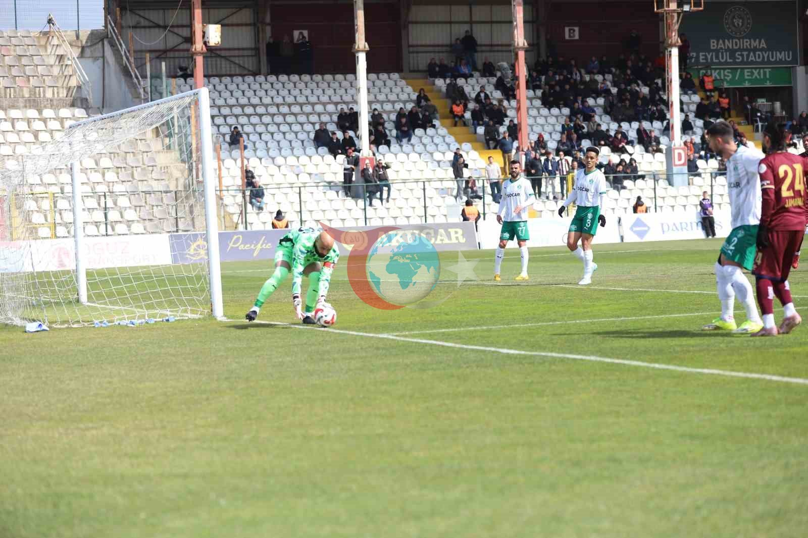 Trendyol 1 .Lig: Bandırmaspor: 0 - Iğdır FK: 0